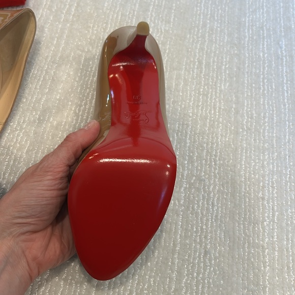 Christian Louboutin Hyper Prive Peep Toe Heels - Picture 6 of 11